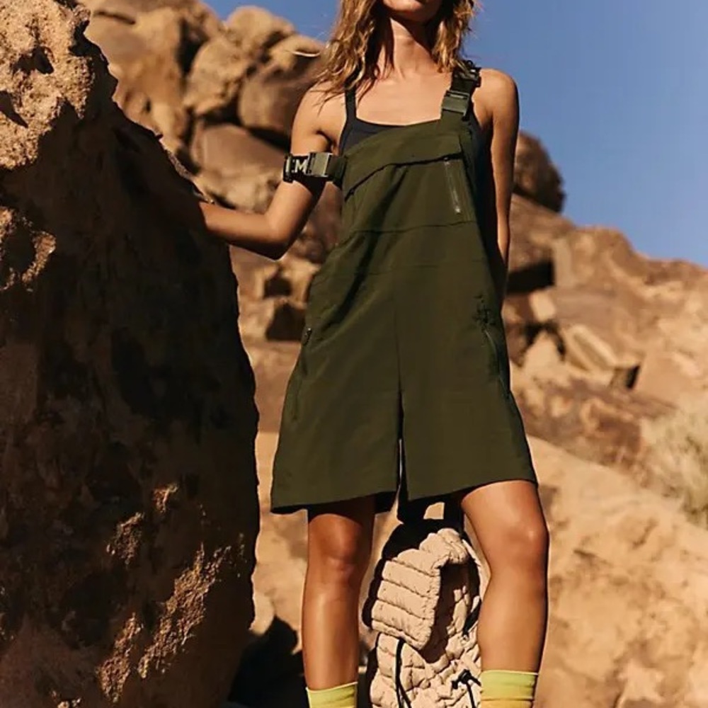 Free People Olive Green Jumpsuit
